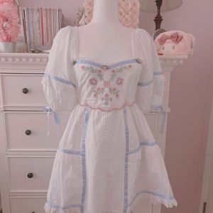 RARE For Love and Lemons Meadow Mini dress size S NWT